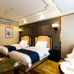 金地来商务会馆1晚+下午茶2份+双人洗浴门票+延迟退房至14:00+双人烤肉火锅自助（午/晚二选一））