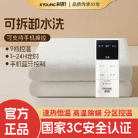 彩阳 可机洗智能电热毯双人双控电褥子宿舍家用冬季取暖除螨加热毯