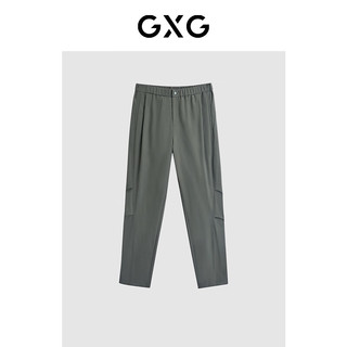 GXG 军绿宽松直筒伞兵裤 2XL 男士休闲裤