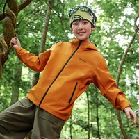 探路者儿童 功能外套防风防水透气2026新款春秋户外风衣冲锋夹克
