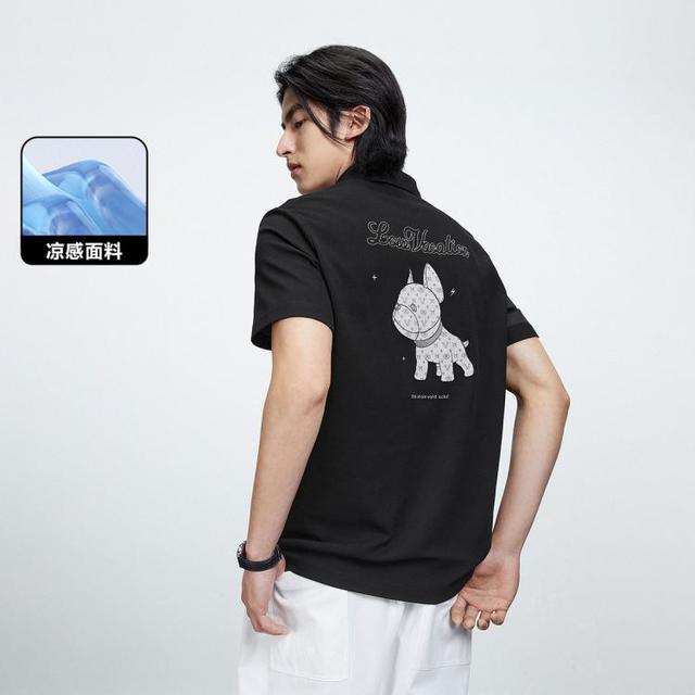 限尺码：太平鸟 凉感索罗娜 男士Polo衫