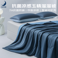 每晚深睡 玉精溜溜被 夏凉被 150*200cm 西梅蓝