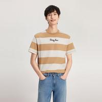 TOMMY HILFIGER 【拼色刺绣】平纹针织短袖T恤
