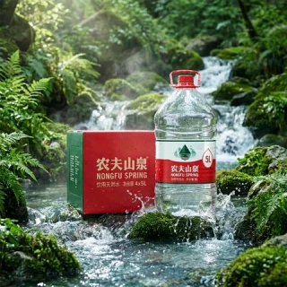 今日必买、值友专享：农夫山泉 饮用天然水 5L*4桶*2组