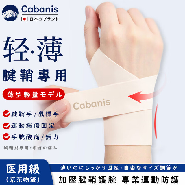 CABANIS 日本医用腱鞘炎护腕 CAB93 1件装