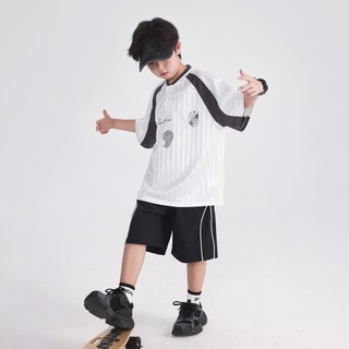 宝贝亨亨 男童夏季速干篮球服短袖套装