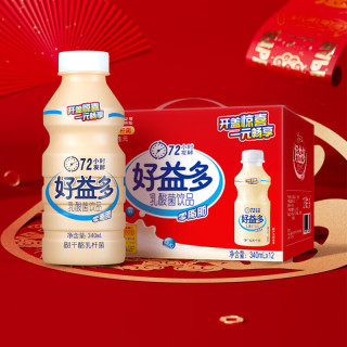 移动端、京东百亿补贴：每日益生菌 好益多原味乳酸菌饮料340ml*12