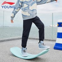 李宁 男童束脚收口棉质运动长裤