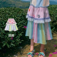 年衣 童装儿童半身裙女童2026年新款超美民族风中大童A字裙子长裙
