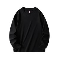 凡客诚品 凡客精梳棉纯棉长袖t恤圆领长袖日常百搭 黑色 XL /120-140斤
