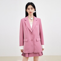 秋水伊人 女士复古时尚通勤西装外套