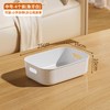 景湛 Jingzhan 景湛 G-1家用多功能收纳盒 PP塑料桌面收纳筐 6个装 中号 25*16*10cm