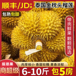 金枕头 泰国进口金枕榴莲 3-4斤 S级