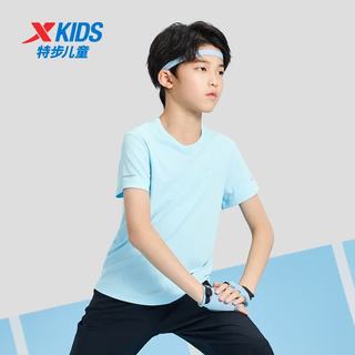 XTEP/特步 儿童短袖T恤 天际蓝 160