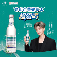 凉席水？怪怪的挺好喝：崂山矿泉 白花蛇草水风味饮料 330ml*24瓶