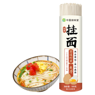 中垦飨味堂 鸡蛋挂面 500g