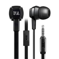 JBL 有线耳机J22C入耳式圆孔游戏线控降噪重低音通话耳塞国行正品