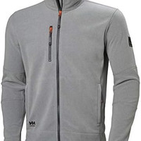 HELLY HANSEN 男式 Kensington 抓绒夹克，仅限麻灰色,Large，实付666.77元。