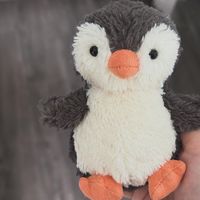 百亿补贴：邦尼兔 花生企鹅毛绒玩具公仔 (坐高11cm)