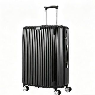 今日必买：美旅 PC万向轮拉杆箱黑色26英寸 67.5L 嵌入式TSA密码锁 661