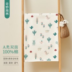 棉花会 隔尿垫婴儿防水透气可水洗纯棉姨妈垫护理专用小床单可定制