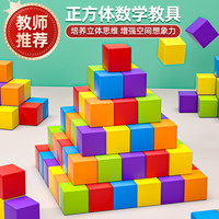 丹妮奇特 幼儿童启蒙早教正方体大颗粒积木拼装益智力开发大脑玩具3-6周岁0