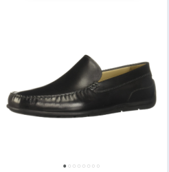 ecco 男士经典莫卡辛豆豆鞋 Black 43/44码