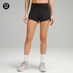 lululemon 丨Speed Up 女士运动中腰短裤