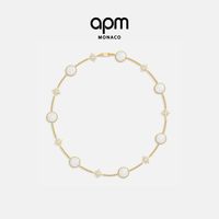 APM Monaco Météorites 项圈项链 金黄色 YC7934XNA