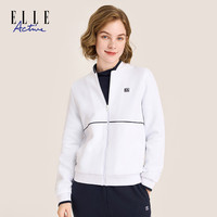 ELLE Active 女士休闲长袖棒球服夹克外套