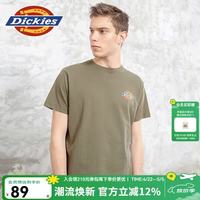 Dickies logo印花短袖T恤 夏季全棉短T款易穿搭8905 军绿色 L