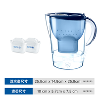 碧然德 环保加固包装 过滤净水器  蓝色