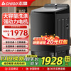 志高 全自动洗衣机波轮 大容量 智能洗脱一体机 玻璃面板带风干蓝光功能节能轻音 波轮 60公斤