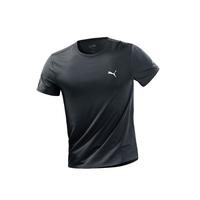 PUMA 网眼透气男士短袖t恤纯色简约速干打底衫春夏运动休闲外穿体恤