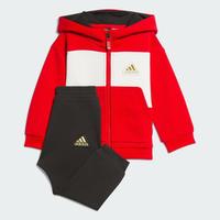 adidas 卡通图案可爱舒适透气中小童外套套装童装