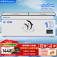 荣事达 498升冰柜商用大容量 卧式单温保鲜冰箱 大冰柜商用全冷冻 BD/BC-498D