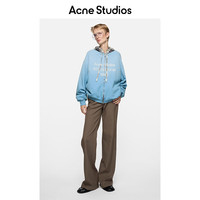 Acne Studios 1996做旧褪色宽松休闲无帽卫衣外套 矢车菊蓝 （新色焕新发售） L