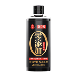 莲花 0添加特级酱油500ml特级酿造生抽家用炒菜红烧凉拌调味瓶装