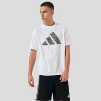  adidas/阿迪达斯 棉质感 男士T恤 L 白/黑