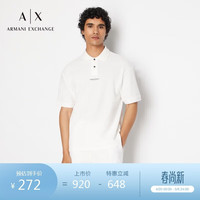 EMPORIO ARMANI ARMANI EXCHANGE 男装宽松短袖落肩POLO衫