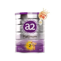 新品尝鲜:a2 Platinum 较大婴儿配方奶粉 2段 900g（含税）