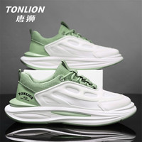 TONLION/唐狮 透气性 男士运动鞋 TSNG20245796白绿 41
