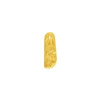 老庙黄金 圣诞老庙黄金足金鱼富富有鱼精致年年有鱼收藏工艺黄金
