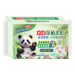 立白 花植柔护天然洗衣皂 220g