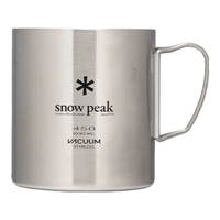 snow peak 雪峰不锈钢真空马克杯MG-214不锈钢真空马克杯450ml