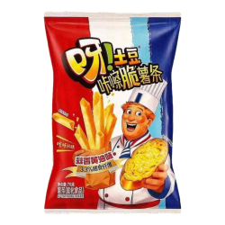 好丽友 新品首发 呀土豆 薯条 蒜香黄油味  70g 多口味选择