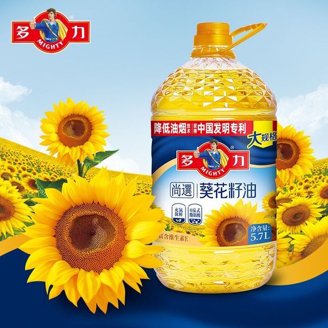多力 尚选葵花籽油 5.7L 桶装