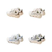  ANTA/安踏 厚底增高 女士运动鞋 象牙白/鱼肚白/深灰棕-4 36 (女5.5)