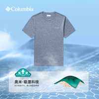 Columbia 透气运动圆领短袖T恤AE1419 465男女通用 M (175/96A)