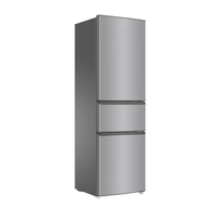 国家补贴：Leader LC3-230S901 直冷三门冰箱 230L 月光银